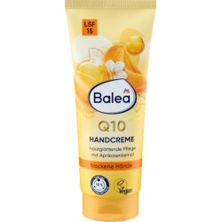 Crème pour les mains Q10 à l'huile d'abricot et SPF 15
